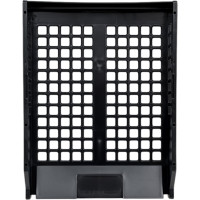 Набор горизонтальных лотков для бумаг Стамм Strong 3 шт, на металлических стержнях, черный ЛТ112