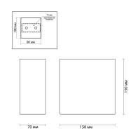 Настенный светильник ODEON LIGHT GIPS гипс, G9, 25W 3883/1W