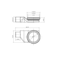 Душевой лоток Pestan Betto Line 650 блистер 00064709