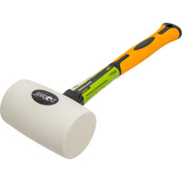 Киянка Pobedit белая, обрезиненная рукоять 70% фиберглас 680 гр  2541368