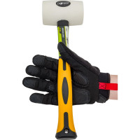 Киянка Pobedit белая, обрезиненная рукоять 70% фиберглас 680 гр  2541368