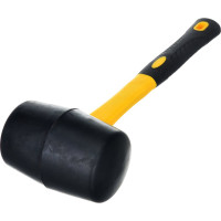 Резиновый молоток (киянка) HARDY 75 мм, ручка 2K, черный 2028-920075