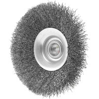 Щетка-крацовка коническая (125 мм; M14; стальная витая проволока) Pobedit 2133025