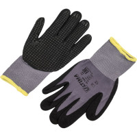 Трикотажные перчатки с нитриловым покрытием ULTIMA ПВХ-точка на ладони ULT825/M