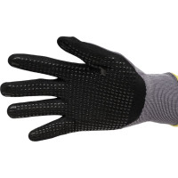 Трикотажные перчатки с нитриловым покрытием ULTIMA ПВХ-точка на ладони ULT825/M