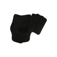 Автомобильные коврики TORSO ворс, 62х42 см, 43х30 см, черный, 4 шт. 680805