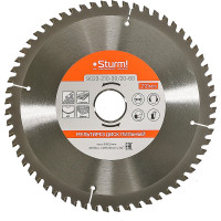 Диск пильный (210x30/20 мм; 60 зубьев; Мульти рез) Sturm 9023-210-30/20-60