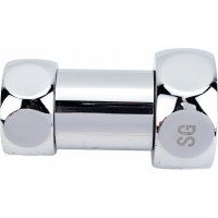 Прямое соединение для полотенцесушителя SG г/г 1"х3/4", хром, 2 шт 730SCH1005