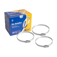 Червячный хомут KRAFT 70-90 мм, уп. 25 шт. KT 880211