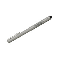 Капиллярная ручка Faber-Castell Ecco Pigment черная, 0.2 мм 166299