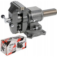 Слесарные поворотные тиски YATO 100мм YT-6505 37156505 092 1