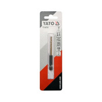 Сверло по металлу HSS-TiN 2.5 мм с хвостовиком HEX1/4 YATO YT-44752
