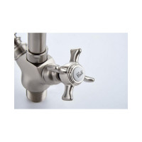 Смеситель ёлочка LEDEME 1/2литой излив керамика крест с гайкой L4311A-2 89846