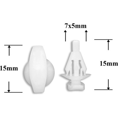 Автокрепеж Honda/Lexus/Mitsubishi/Subaru/Toyota 10 шт MR380850, 6786712150, 909120023 КрепАвто 0514