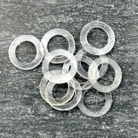 Набор прокладок Профитт прозрачный ПВХ пластикат, 1", 19х30 мм, 10 шт. 9273255