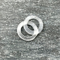 Набор прокладок Профитт прозрачный ПВХ пластикат, 1", 19х30 мм, 10 шт. 9273255