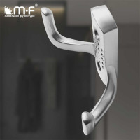 Крючок MF H5534E, AL, 2-х рожковый, матовый хром 973821v