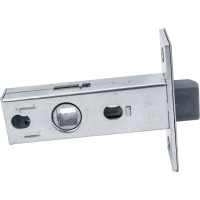 Защелка Аллюр L45-8-P SN (матовый никель; пластик; торцевая планка 25 мм; без ручек) 12333