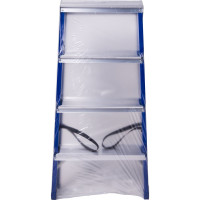 Стремянка STAIRS стальная двухсторонняя 4 ступени CS204