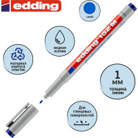 Смываемый маркер для проекторных пленок EDDING круглый наконечник, 1.0 мм, синий E-152#3 1183512
