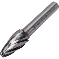 Борфреза твердосплавная гиперболическая со сферическим торцом F-12.5-25-NF-08-70 ТВИНТОС 060700024