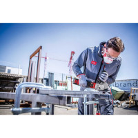 Аккумуляторная угловая шлифовальная машина с тормозом FLEX LB 125 18.0-EC/5.0 Set 499331