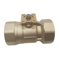 Двухходовой шаровой кран TECHNO 2050B латунный, под привод DN50, G 2, КVS 63.0 640250-2