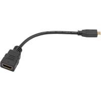 Кабель-адаптер 5bites HDMI F - micro HDMI M, v1.4B, 0.1м BC-HDM2AF