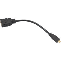 Кабель-адаптер 5bites HDMI F - micro HDMI M, v1.4B, 0.1м BC-HDM2AF