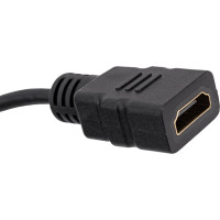Кабель-адаптер 5bites HDMI F - micro HDMI M, v1.4B, 0.1м BC-HDM2AF