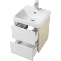 Тумба AQUATON Сканди 45 белый/дуб Верона, под умывальник Адриана-45 1A251601SDB20 00065163