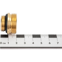 Переходник MVI для узла нижнего подключения радиатора с прокладкой 1/2"х3/4"евроконус (упак 2 шт) TR.430.0405