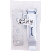 Замок для ящика VORMANN с ушком, с прямой ответной частью 138х47 мм, оцинкованный 01209130/8030