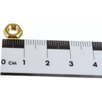 Шестигранная гайка DINFIX DIN 934, латунь, М5, 10 шт. 00-00001723