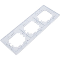 3-х местная горизонтальная рамка TANGO белый скрытой проводки 1008850