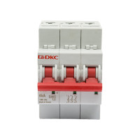 Автоматический модульный выключатель DKC YON MD63 3P 63А C 6kA MD63-3C63-6