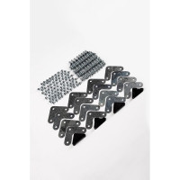 Стеллаж ООО ФУРАМА СТФ 2500x1100x300 мм, 7 полок, серый СТФ251130-7