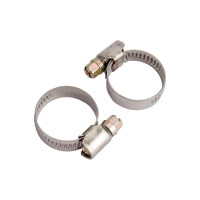 Червячный хомут vertextools нерж. сталь W2, 16-25 мм, 100 шт. 08-16-25