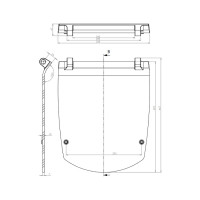 Сиденье для унитаза Cersanit CARINA DPL EO slim S-DS-CARINA-S-DL-t