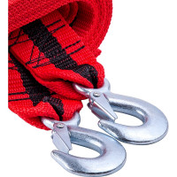 Буксировочный трос DSV 7 т, 5 м, лента с 2 крюками, в коробке с чехлом R88107