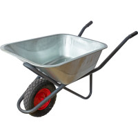 Строительная тачка Yard одноколесная, грузоподъемность 200 кг, объем 90 л 66-9-180