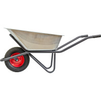 Строительная тачка Yard одноколесная, грузоподъемность 200 кг, объем 90 л 66-9-180