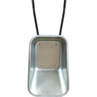 Строительная тачка Yard одноколесная, грузоподъемность 200 кг, объем 90 л 66-9-180