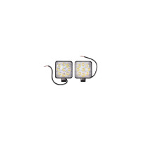 Фара светодиодная SKYWAY OFF ROAD 85х102х19мм 27W 6000К 9 диодов, 2 шт. S07201097