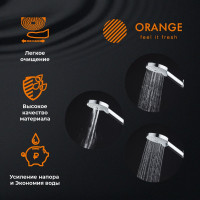 Ручной душ Orange 110 мм, белый OS03w