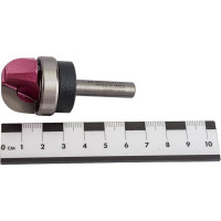 Фреза для желобов и чаш (28.6x15.9x63 мм; хв-к 8 мм; R=10 мм; верхний подшипник) PROCUT 214889BP