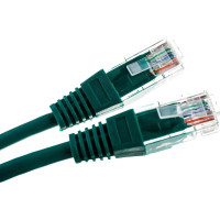 Патч-корд TWT RJ45-RJ45, 4 пары, UTP, категория 5е, 0.5 м, зеленый, 45-45-0.5-GN