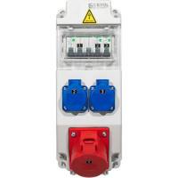 Щит с розетками навесной Combox 5 EVOL 0101-003-1