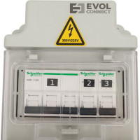 Щит с розетками навесной Combox 5 EVOL 0101-003-1