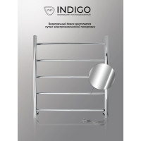 Полотенцесушитель INDIGO Arc без полки (electro) 60/50 (скрытый монтаж, универсальное подключение R/L, полированный) LCAE60-50R